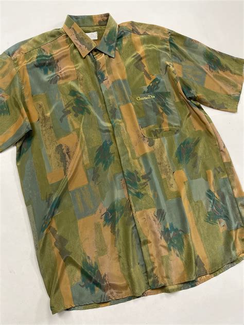 christian dior vintage silk shirt|authentic Christian Dior tops.